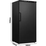 G.Gastro Skladovací lednice ECO - 510L - s 1 dveřmi