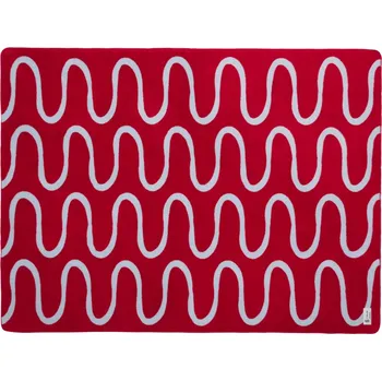 deka noo.ma Červeno-modrý pléd Swirl 200 x 150 cm