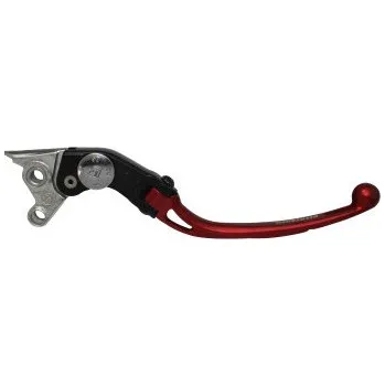Adjustable folding lever ACCOSSATO aluminium, master cylinder červená LV009R-L-NRST