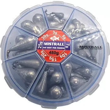 Mistrall set olůvek s obratlíkem 480g