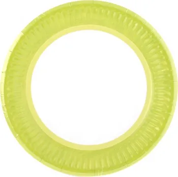 Talíř Talíř papírový 22,7cm,8ks světle zelený