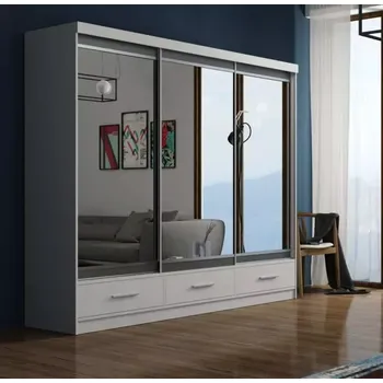 Šatní skříň Skříň Margita 250 černá - doprava zdarma - SLEVA 3% s kodem radost25