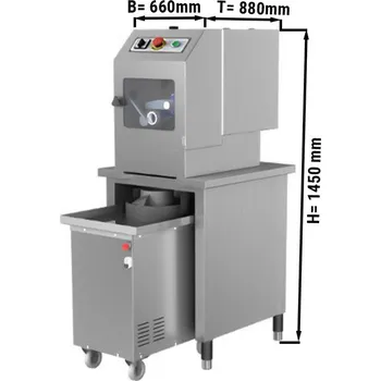Hnětač těsta G.Gastro Porcovač těsta vč. vykulovačky & podstavce - 50 - 300 gr