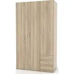 Skříň Sid 3d3s sonoma/sonoma - SLEVA 3% s kodem radost25