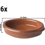 G.Gastro (6 Kusů) CLASSICO - Zapékací miska Tapas - 8 x 2 cm - hnědá