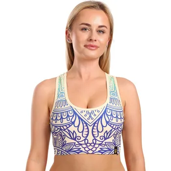 Podprsenka Veselá dámská sportovní podprsenka Dedoles Čakra mandala (D-W-AW-SB-C-C-1344) XS Možnost vrácení zboží ZDARMA do 120 dnů!