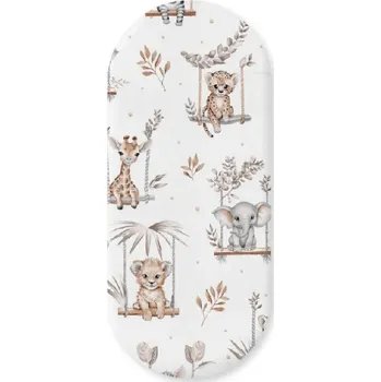 ALBERO MIO prostěradlo do kočárku Safari Zvířátka
