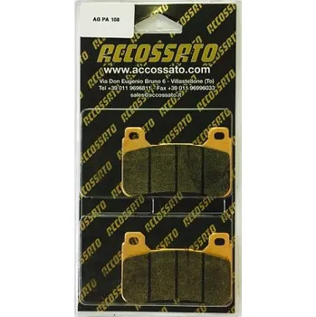Brzda pro motocykl Brzdové destičky ACCOSSATO AGPA108 EV2