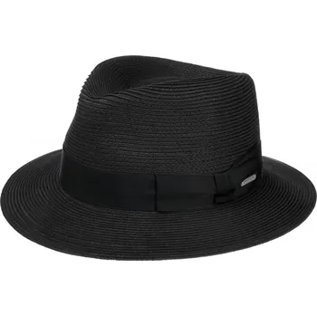 Klobouk Letní klobouk Traveller Toyo Stetson černý - S (55 cm)