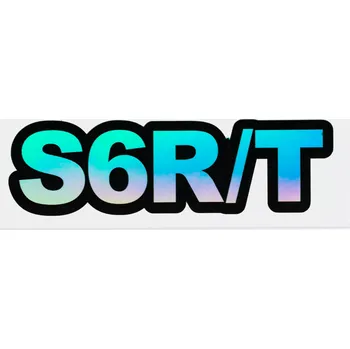 Samolepicí dekorace na vozidlo Samolepka hologramová Stage6 S6 R/T 110x35mm