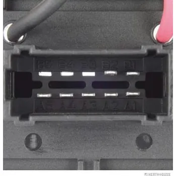 Řídící jednotka Odpor, vnitřní tlakový ventilátor HERTH+BUSS ELPARTS 75614972