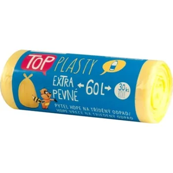 Drogerie Pytle do koše na tříděný odpad - 60L / 30 ks / 10 my / žluté