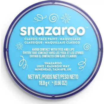 Speciální výtvarná barva SNAZAROO Barva na obličej Tyrkysová (Turquoise) 18ml