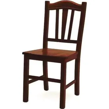 Jídelní židle Dřevěná židle Silvana masiv - tmavě hnědá - SLEVA 3% s kodem radost25