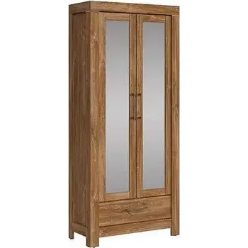 Šatní skříň Gent šatní skříň REG2L1S/20/9, dub stirling - SLEVA 3% s kodem radost25