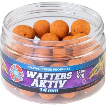 Boilies Splashbaits Splahbaits Boilies Wafters aktiv Chilli - Broskev 14 mm