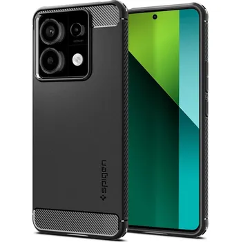 Pouzdro na mobilní telefon Pouzdro na mobil Spigen Rugged Armor Matte black Xiaomi Redmi Note 13 Pro 5G / POCO X6 5G