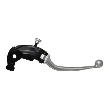Adjustable folding lever ACCOSSATO aluminium, master cylinder stříbrná LV019S-RST