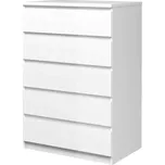 Komoda Simplicity 231 bílý lesk - SLEVA 3% s kodem radost25