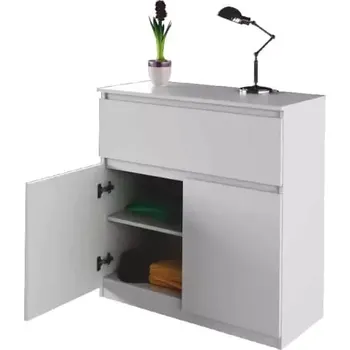 Ložnice Komoda LOGAN GT 02 - bílá - SLEVA 3% s kodem radost25