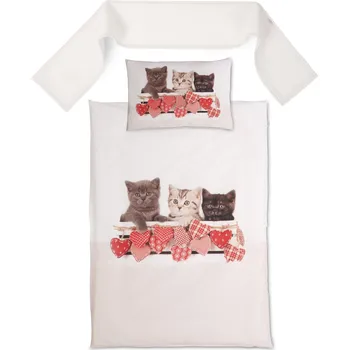 látková plena BabyMatex Povlečení do postýlky Baby Matex Happy H-01