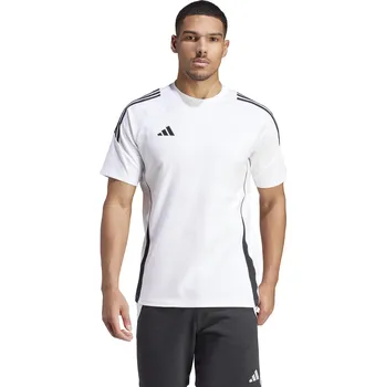 Bavlněné triko Adidas Tiro 24 TEE bílo černé Velikost: 2XL