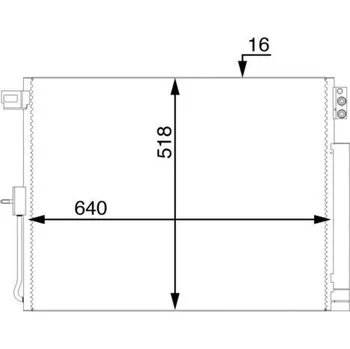 Výparník klimatizace Kondenzátor, klimatizace MAHLE AC 45 000S