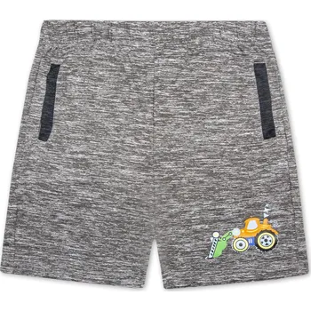 Chlapecké funkční kraťasy - Wolf T2443, šedý melír Barva: Šedá, Velikost: 110