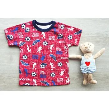 AMÁLKA Bavlněné tričko krátký rukáv, fotbal Velikost: 104