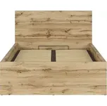 Postel TETRIX s roštem LOZ/120/B, dub wotan - doprava zdarma - SLEVA 3% s kodem radost25