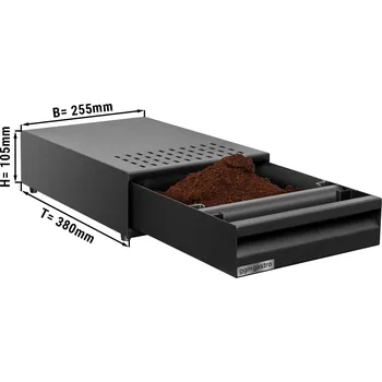 Příprava kávy G.Gastro Kávová zásuvka černá