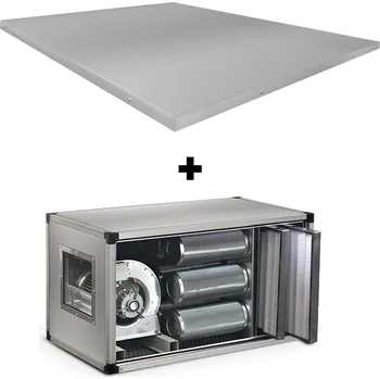 Příslušenství pro digestoř G.Gastro Systém čištění odpadního vzduchu 2700 m³ - s předfiltrem a filtrem s aktivním uhlím - vč. ochranného panelu