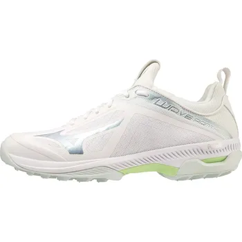 Pánská běžecká obuv Unisex hokejová obuv Mizuno WAVE PANTHERA / White/Gridge/PatinaGreen Velikost: 42.5/8.5