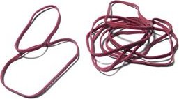 Gumičky silné 3 mm, průměr 6 cm (1 kg) - červené