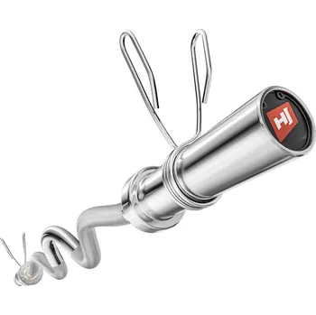 Tyč činky Hop-Sport Olympijská tyč silně ohýbaná HS 120/50 s objímkou