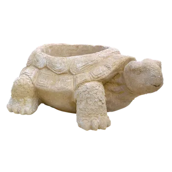 Zahradní dekorace ZahradniDekorace sochy zvířat -Želva - květináč, výška 14 cm, 8,5 kg