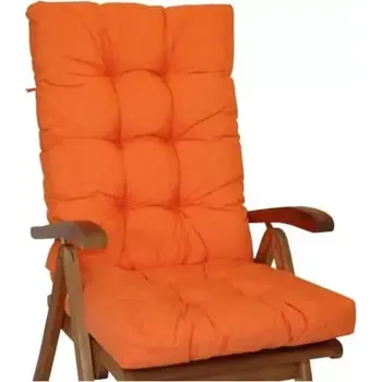 Sedací pytel Polstr křeslo vysoké - oranžový melír - SLEVA 3% s kodem radost25