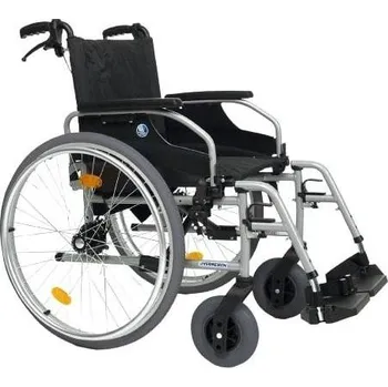 Invalidní vozík Vozík mechanický s brzdami D100—Šířka sedu 52 cm