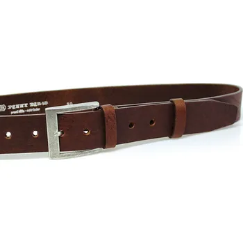 Opasek PENNY BELTS Pánský kožený opasek EXKLUZIV 502-R43 hnědý - 105 cm
