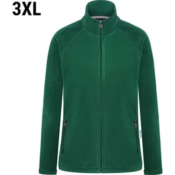 Gastro oděv G.Gastro KARLOWSKY | Dámská pracovní fleecová bunda Warm-Up - lesní zelená - velikost: 3XL