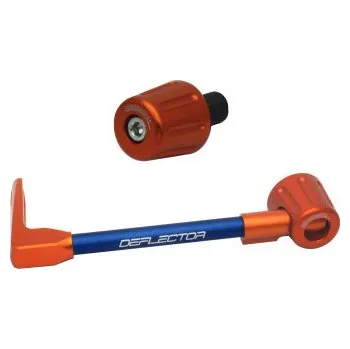 Lever guard ACCOSSATO with blue hose and joint left, aluminium DE005-027-TD-16