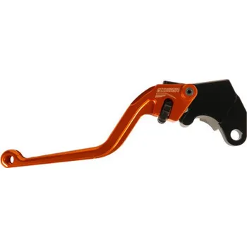 Spojková páčka ACCOSSATO fixed CNC-worked aluminium, orange ESS248O