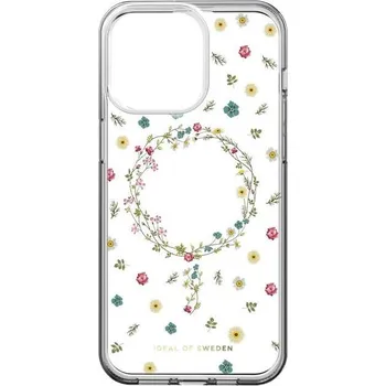 Pouzdro na mobilní telefon Ochranný kryt s Magsafe Clear Case Mid iDeal Of Sweden pro iPhone 15 Pro Max Petite Floral