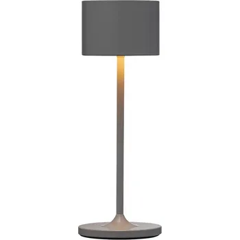 Lampička Přenosná stolní lampa FAROL MINI 19,5 cm, LED, teplá šedá, hliník, Blomus