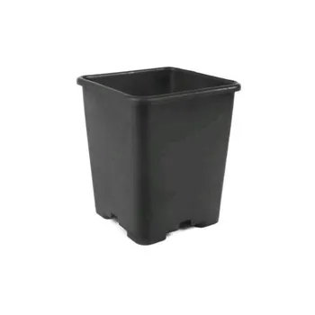 Sadbovač Growmarket Květináč plastový 7 x 7 x 8 cm černý