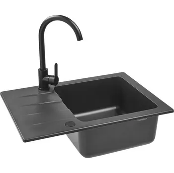 Nerezový dřez DELINIA MONSUN II S30 ČERNÁ
