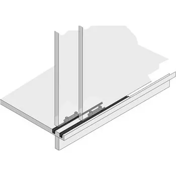 Interiérové dveře Hettich Vodič k dolnímu vedení dveří STB 35, hnědá