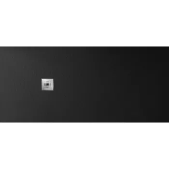 Sprchová vanička MITIA sprchová vanička z litého mramoru, obdélník 200x90x3 cm, černá