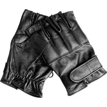 MIL-TEC Rukavice DEFENDER bezprsté ČERNÉ L ČERNÁ - BLACK