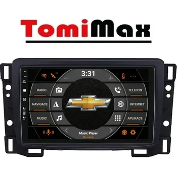 Autorádio TomiMax Chevrolet Android 14 autorádio s WIFI, GPS, USB, BT HW výbava: 4 Core 2GB+32GB LOW - Model auta: Captiva 2006-2011Aveo 2002-2011Spark 2005-2008Epica 2006-2011Lova 2006-2011Optra 2002-2010, Velikost obrazovky: Dotyková obrazovka: 9"